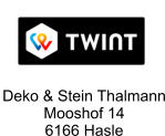 Deko & Stein Thalmann Mooshof 14 6166 Hasle